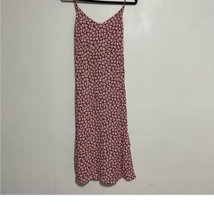 Reformation Nella Midi Tie Back Dress in Grenadine